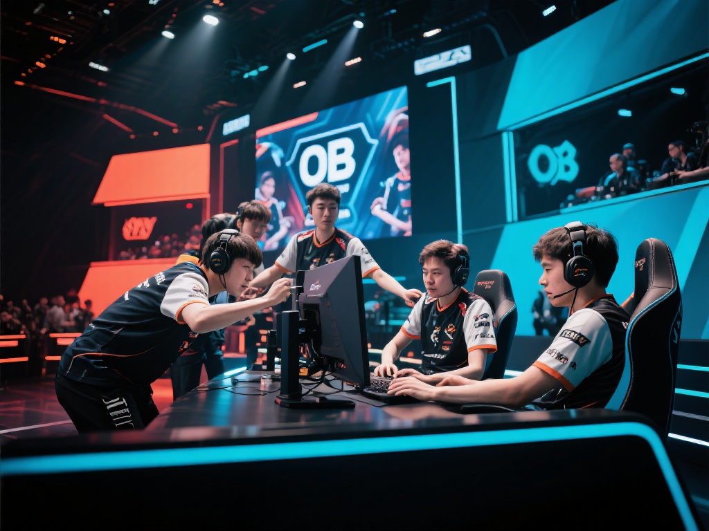 在现代电竞世界中，职业选手们的对决不仅是一场实力的