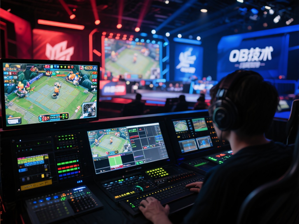 应用场景
OB技术常见于电竞赛事直播间的导播系统