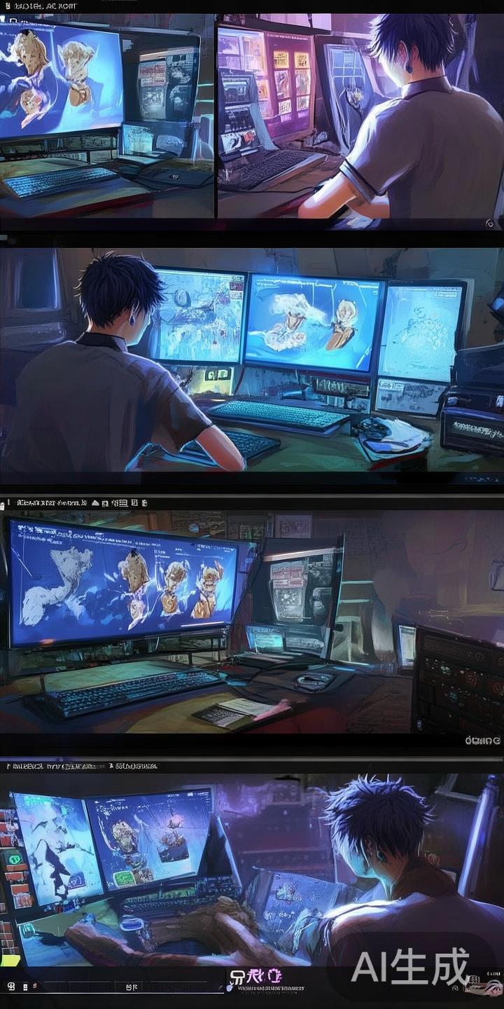 在主播路上，ob仔深知技术的重要性。他不断练习游戏